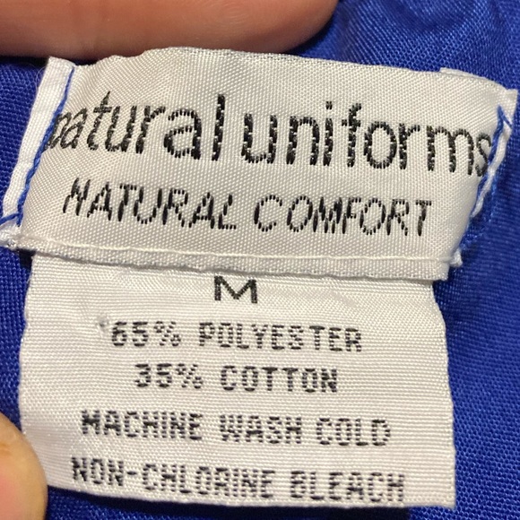 Ladies Size Medium Natural Uniforms Blue Scrub Outfit - Picture 6 of 16